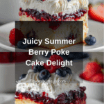 Summer Berry Poke Cake Recipe