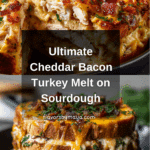 Cheddar and Bacon Turkey Melt on Sourdough Recipe