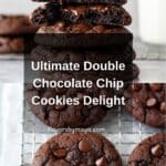 Double Chocolate Chip Cookies Recipe