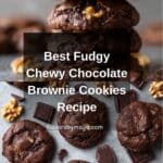 Best Fudgy Chewy Chocolate Brownie Cookies Recipe