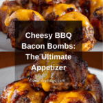 Cheddar-Stuffed BBQ Bacon Bombs Recipe