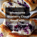Fluffy Cottage Cheese Blueberry Cloud Bread Recipe