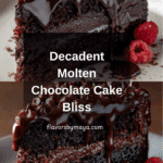 Rich molten chocolate dessert Recipe