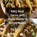 Garlic Butter Honey BBQ Beef Tacos Recipe
