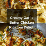 Garlic Butter Chicken with Rigatoni and Parmesan Recipe