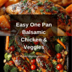 One Pan Balsamic Chicken and VeggiesIngredients Recipe