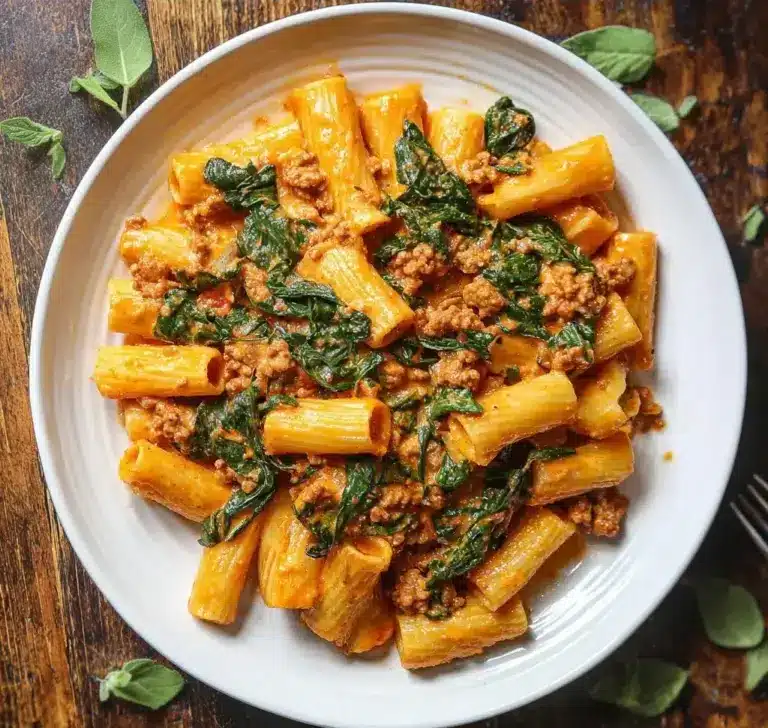 Creamy Sausage Rigatoni (One-Pot, 30-Minute Meal) Recipe