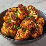 Sweet and Spicy Baked Cauliflower Recipe