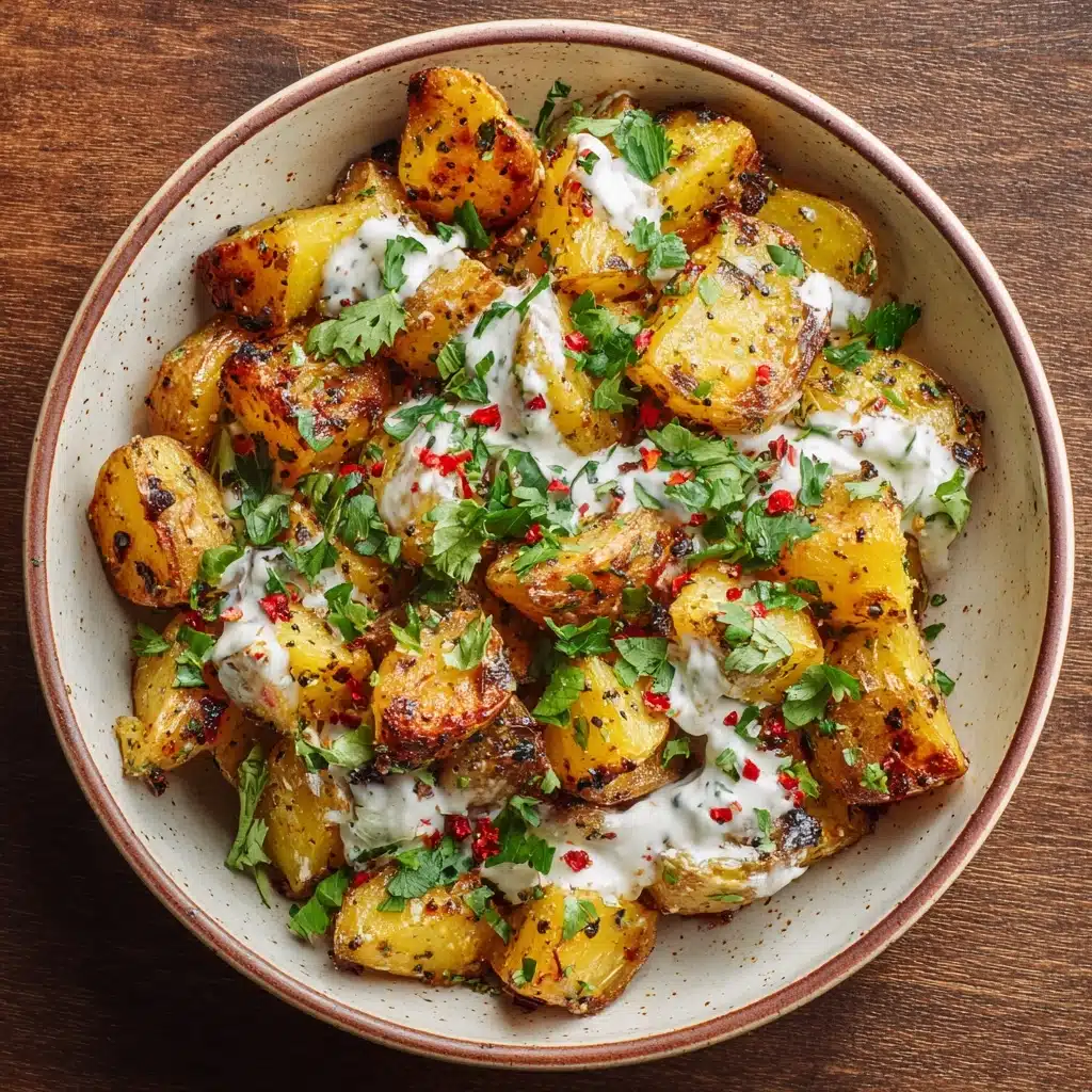 Crispy Smashed Potato Salad Recipe - Recipe Image