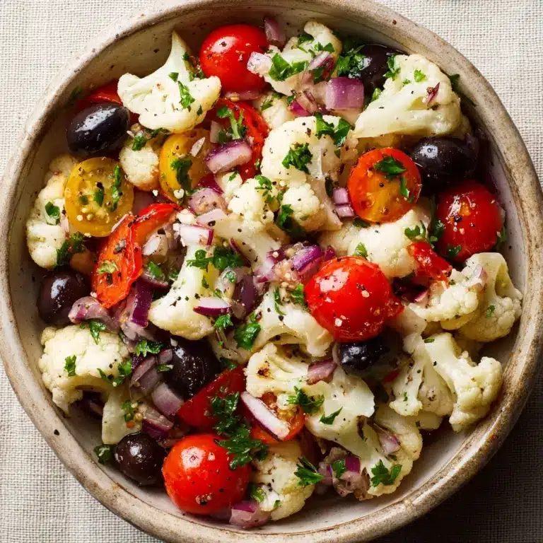 Sicilian Cauliflower Salad Recipe