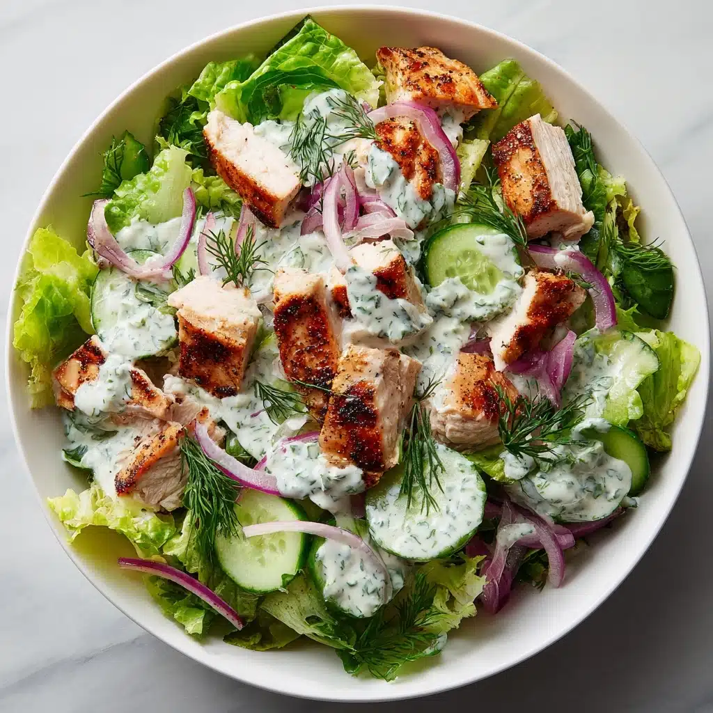 TZATZIKI CHICKEN SALAD: Discover a Refreshing Delight! Recipe