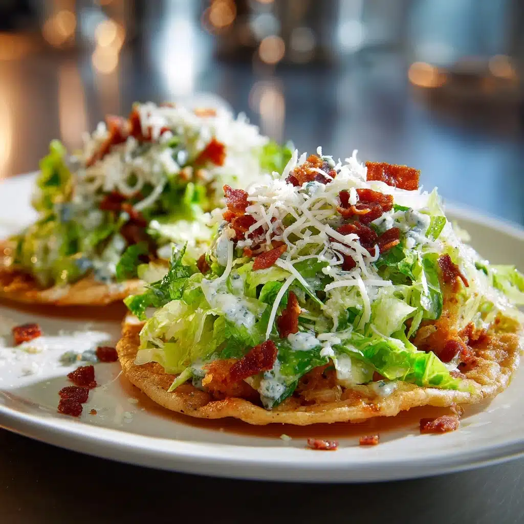 Smash Chicken Caesar Tacos Recipe
