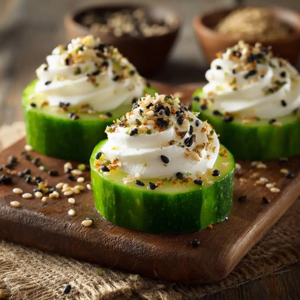 Everything Bagel Cucumber Bites Recipe - Recipe Image