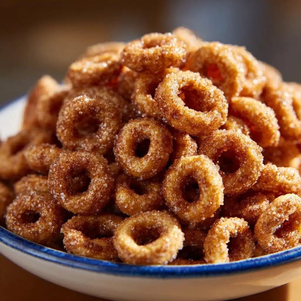 Mini Doughnut Hot Buttered Cheerios Recipe - Recipe Image