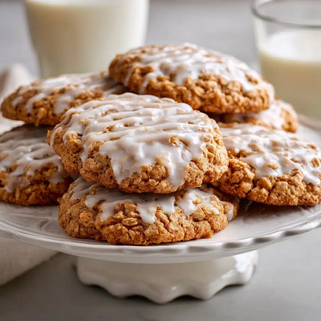 Iced Oatmeal Cookies Recipe
