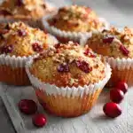 Cranberry, Orange & Pecan Muffins Recipe