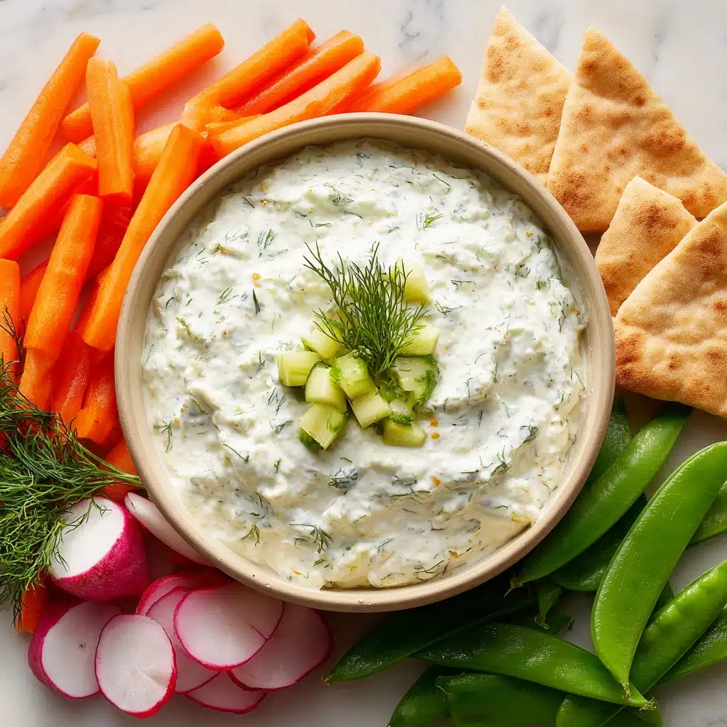 Creamy Dill Pickle Cottage Cheese Dip Recipe - Recipe Image