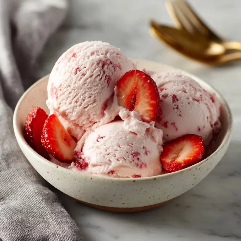 Strawberry Vegan Ice Cream Recipe