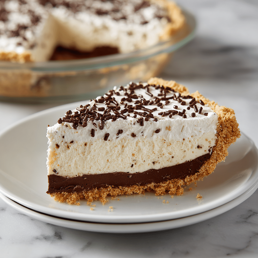 Hot Fudge Marshmallow Pie Recipe - Recipe Image