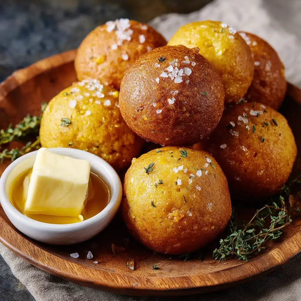 Southern-Style Honey Butter Cornbread Poppers Delight Recipe - Recipe Image