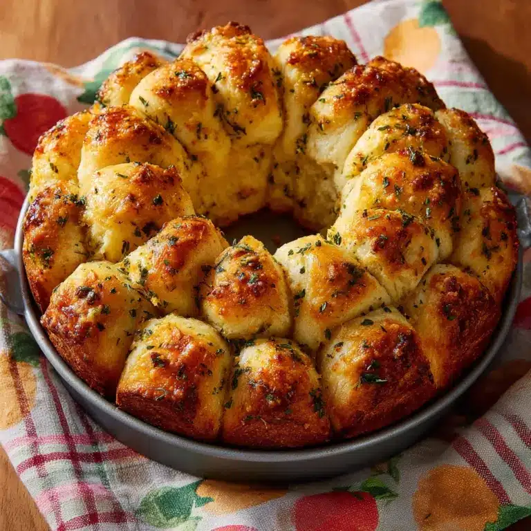 Garlic Parmesan Monkey Bread Recipe