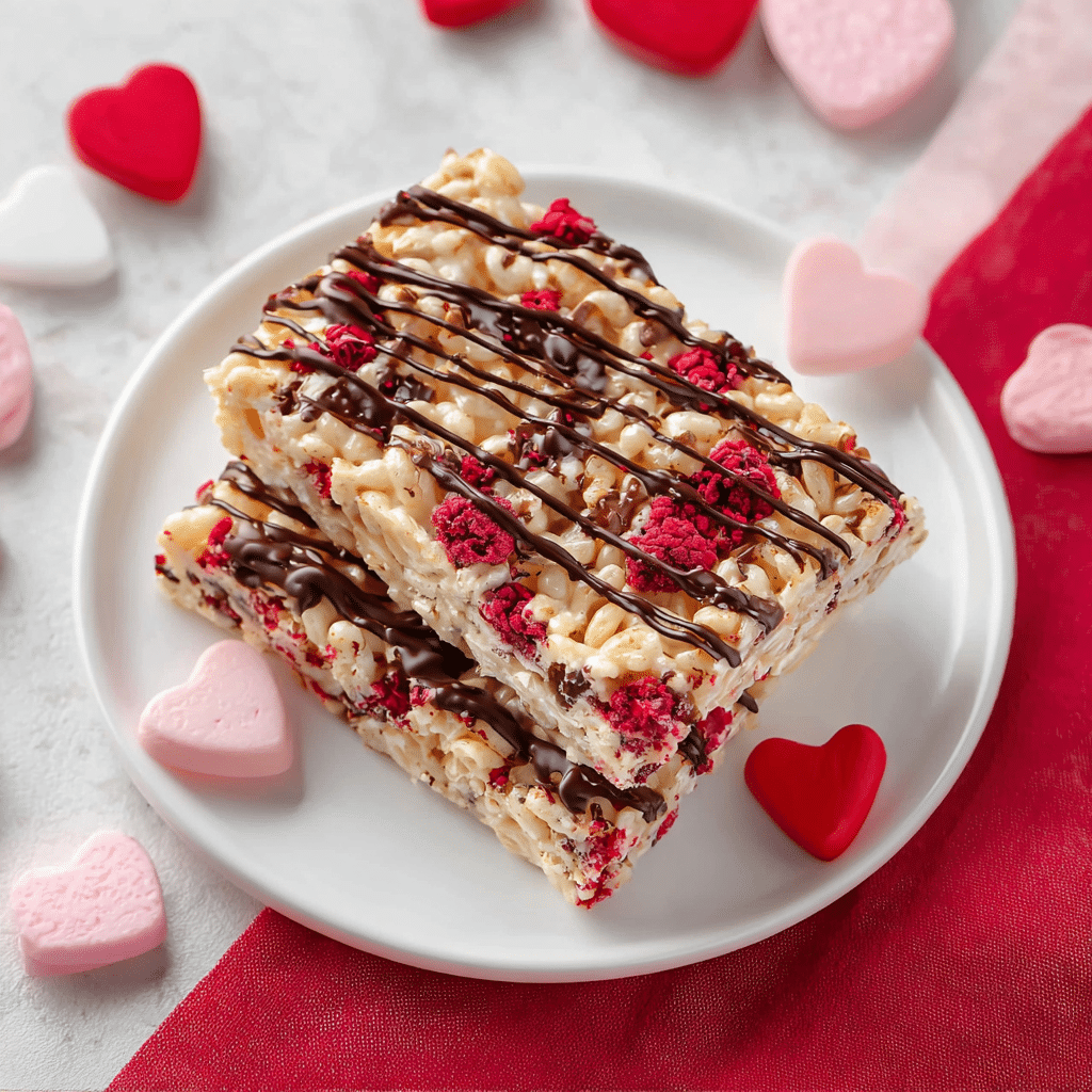Raspberry Rice Krispie Treats Recipe - Recipe Image