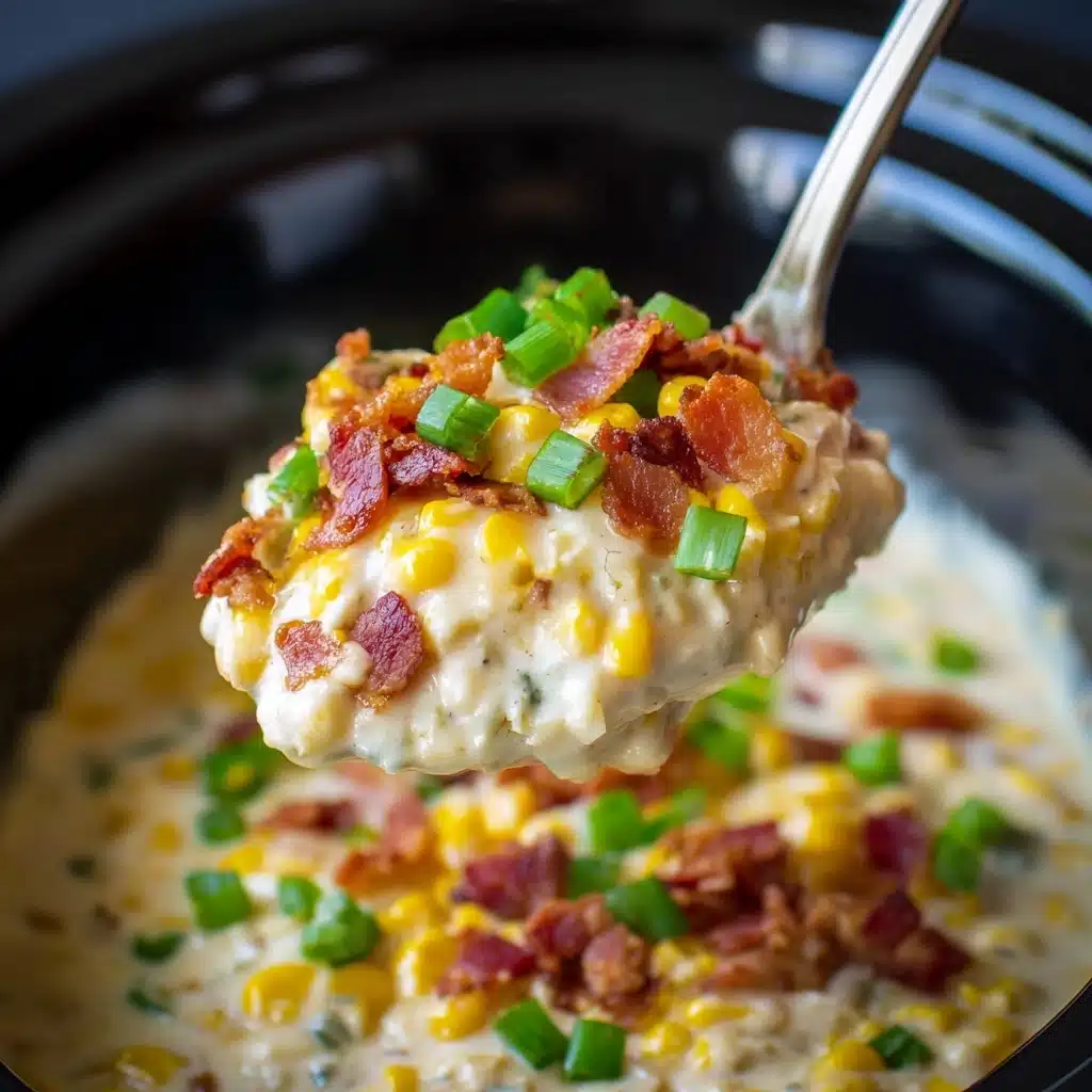Loaded Creamed Corn with Bacon Recipe