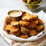 Air Fryer Keto Fried Pickles Recipe
