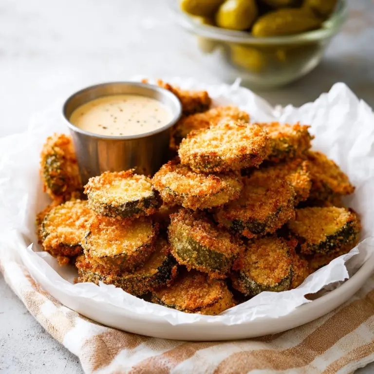 Air Fryer Keto Fried Pickles Recipe