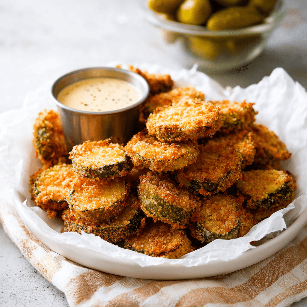 Air Fryer Keto Fried Pickles Recipe - Recipe Image