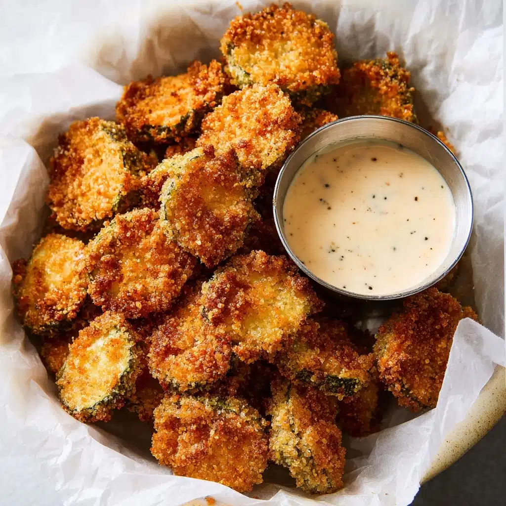 Air Fryer Keto Fried Pickles Recipe - Recipe Image