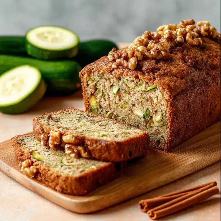 Moist & Healthy Zucchini Bread Recipe