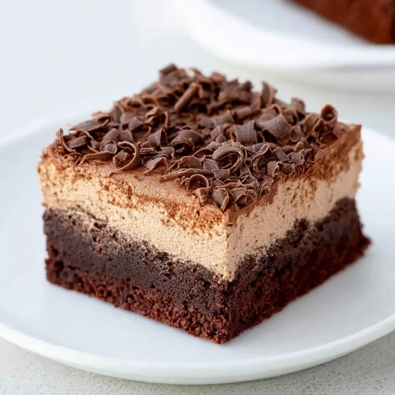 Chocolate Mousse Brownies Recipe