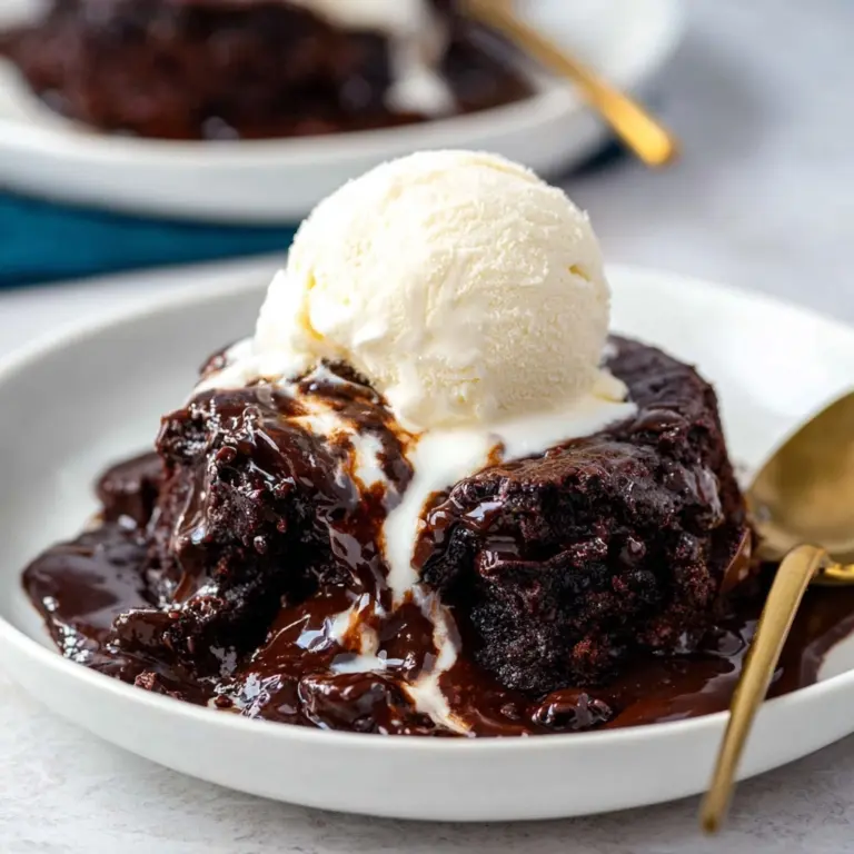 Slow Cooker Brownie Pudding Recipe