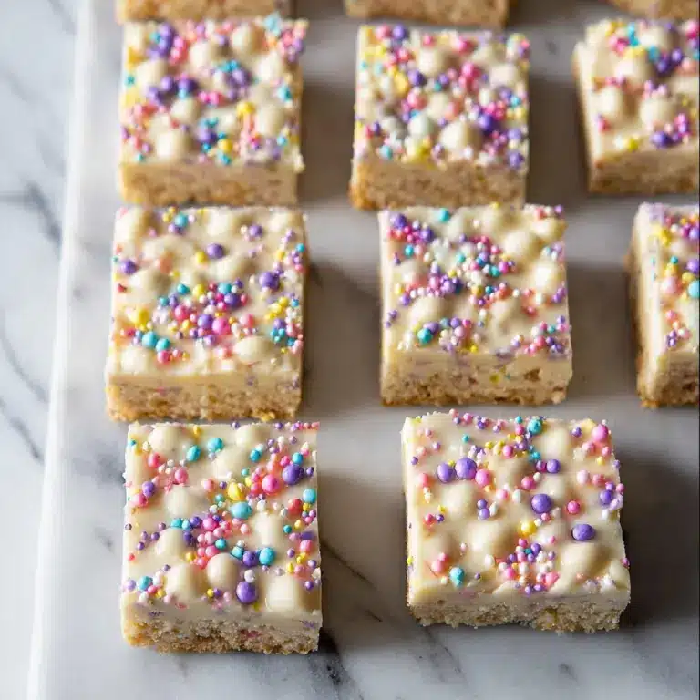 Cake Batter Rice Krispie Treats Recipe