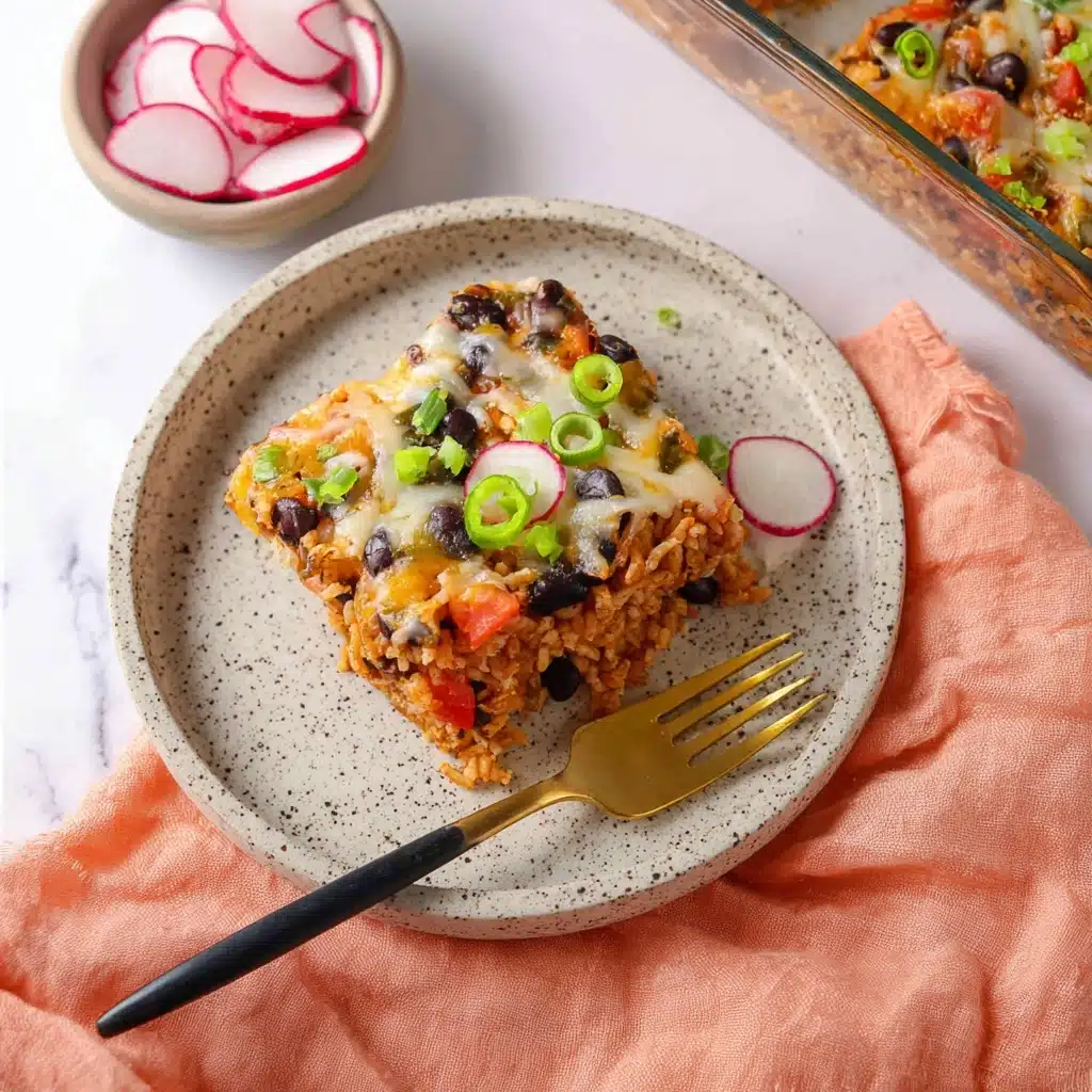 Rice and Bean Casserole with Sweet Potatoes Recipe - Recipe Image