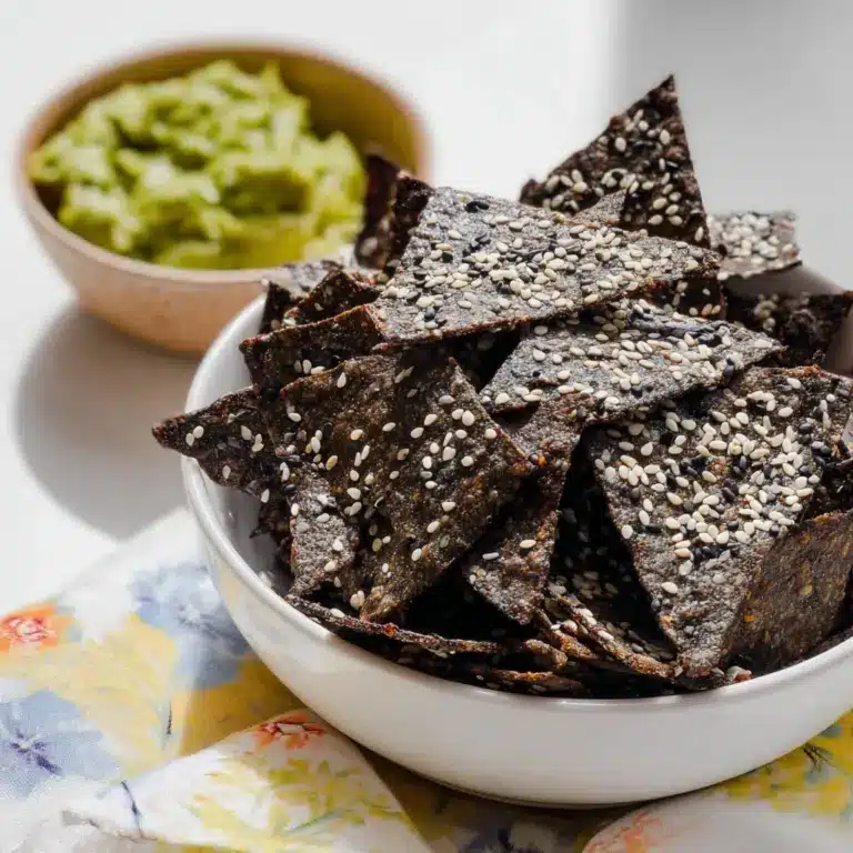Black Bean Chips (3 ingredients, High Protein) Recipe