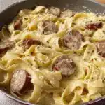 Smoked Sausage and Boursin Cheese Pasta Recipe