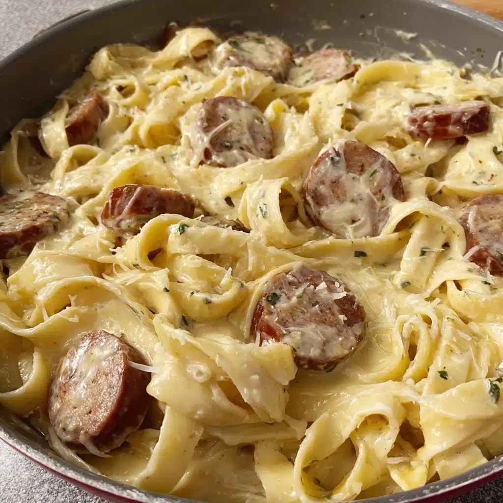 Smoked Sausage and Boursin Cheese Pasta Recipe