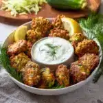 Cheesy Garlic Zucchini Bites Recipe