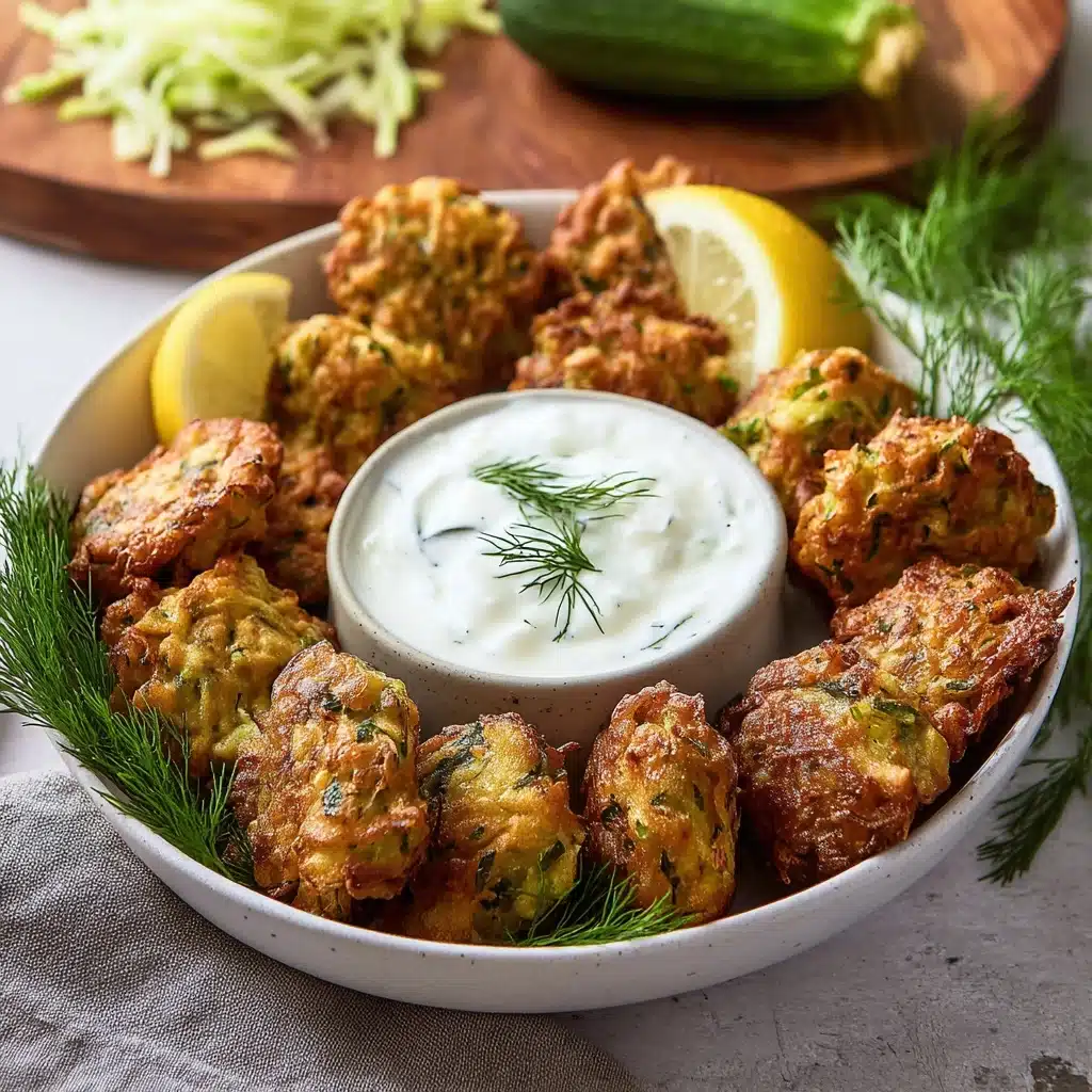 Cheesy Garlic Zucchini Bites Recipe