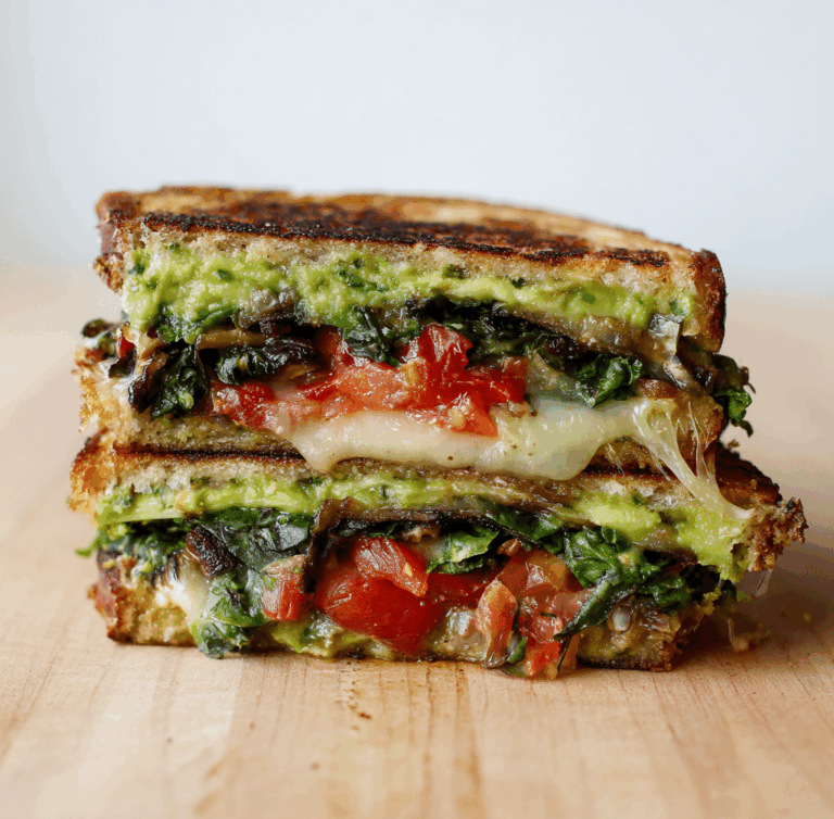 Loaded Veggie Grilled Cheese Sandwich Recipe