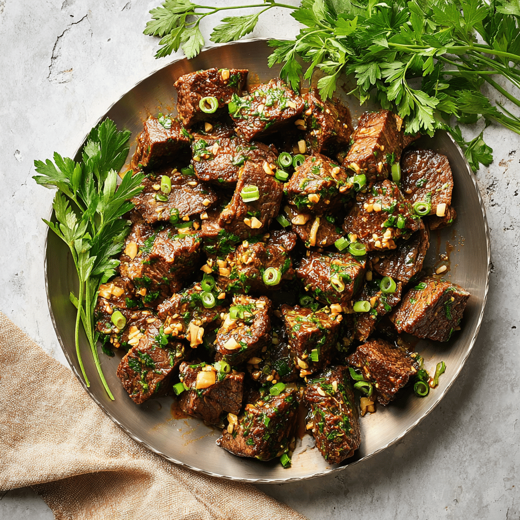 Garlic Butter Steak Bites Recipe - Recipe Image