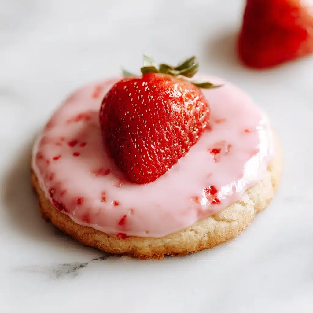 Strawberry Shortbread Cookies Recipe