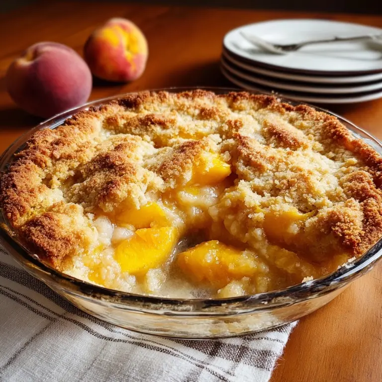 Peach Coffee Cake Recipe