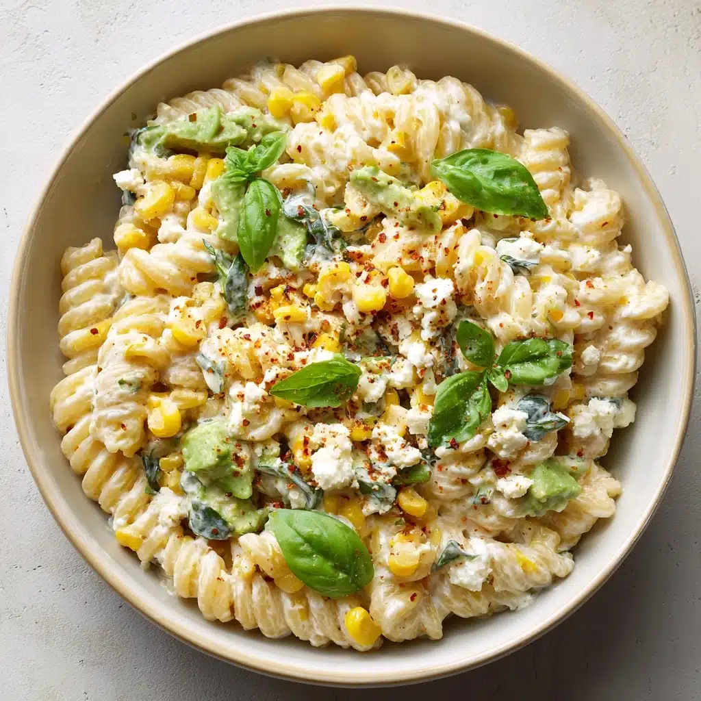 Creamy Street Corn Pasta Salad Recipe