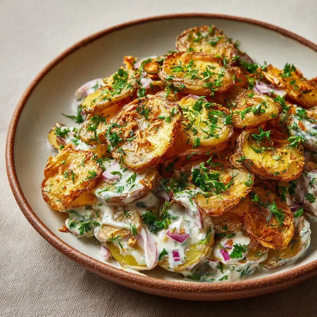 Crispy Smashed Potato Salad Recipe