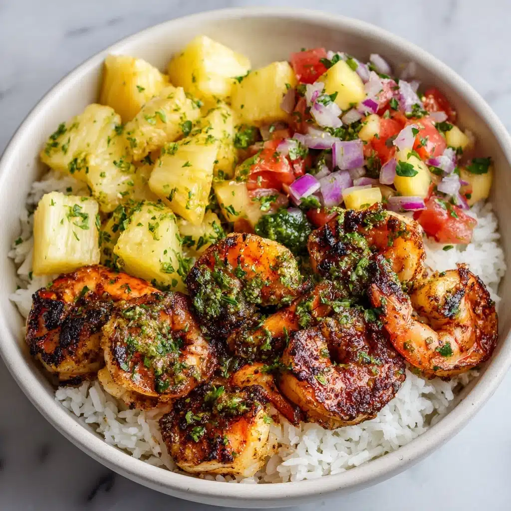 Shrimp & Rice Bowl with Pineapple Salsa: An Incredible 7-Step Recipe - Recipe Image
