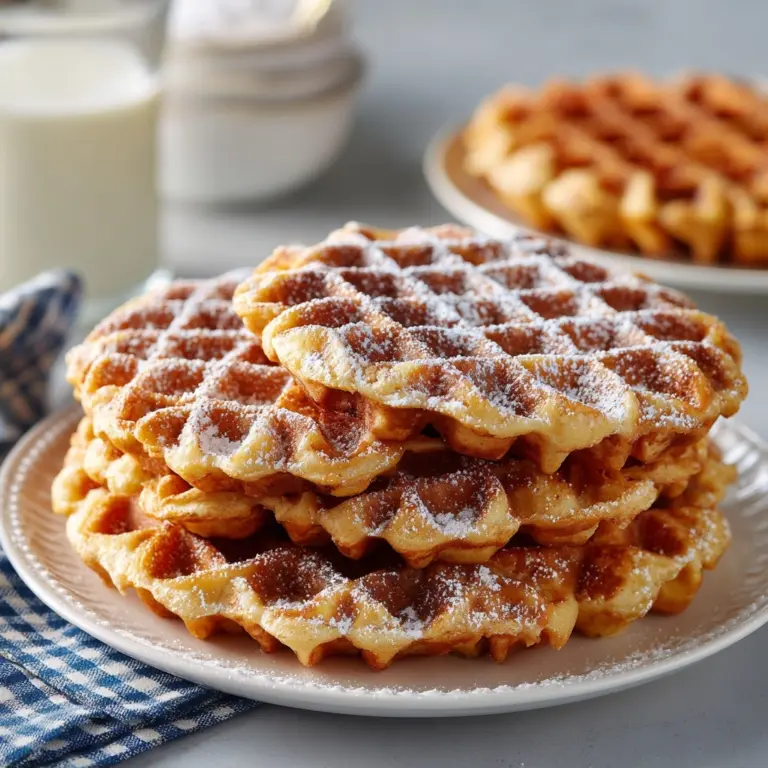 Vanilla Waffle Cookies Recipe