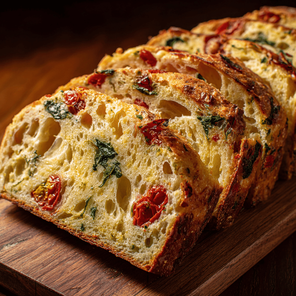 Savory Caprese Bread : A Fresh Italian Bread Recipe - Recipe Image